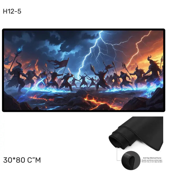משטח עכבר גיימינג H12-5 30×80 ס"מ