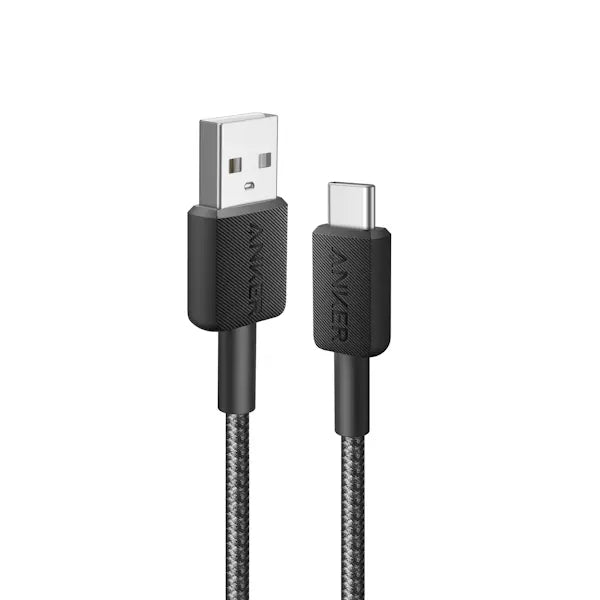 כבל Anker 322 USB-A to USB-C באורך 0.9 מטר