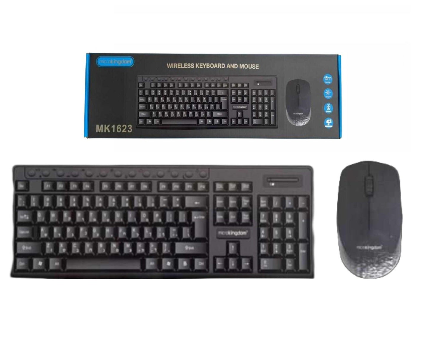 מקלדת + עכבר אלחוטי MK-1623