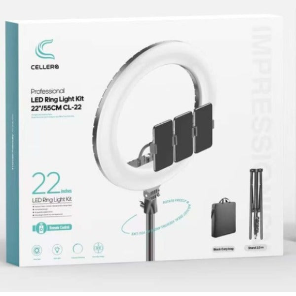 רינג לייט 22 אינץ’ 65W-560LED – דגם CL-22