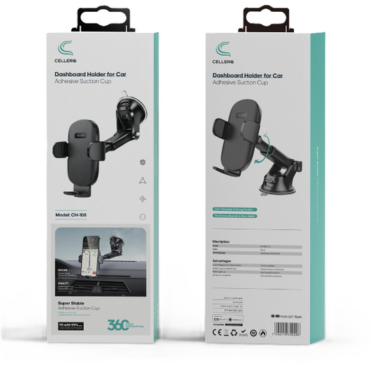 מעמד רכב מגנטי CELLERA CARBON- CH-108