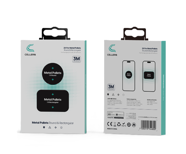 משטח מתכת לזרוע רכב CELLERA – 2 יחידות