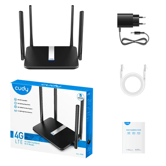 Cudy LT500 3.0 – ראוטר 4G AC1200 עם Wi-Fi 5