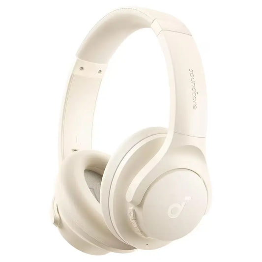 אוזניות קשת אלחוטיות soundcore Q20i On-Ear- לבן