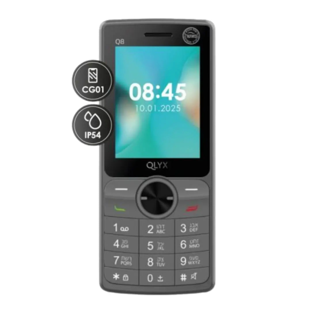 QLYX Q8 - טלפון סלולרי כשר דור 4