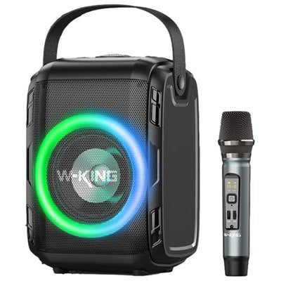 בידורית קריוקי + מיקרופון W-KING T9 S